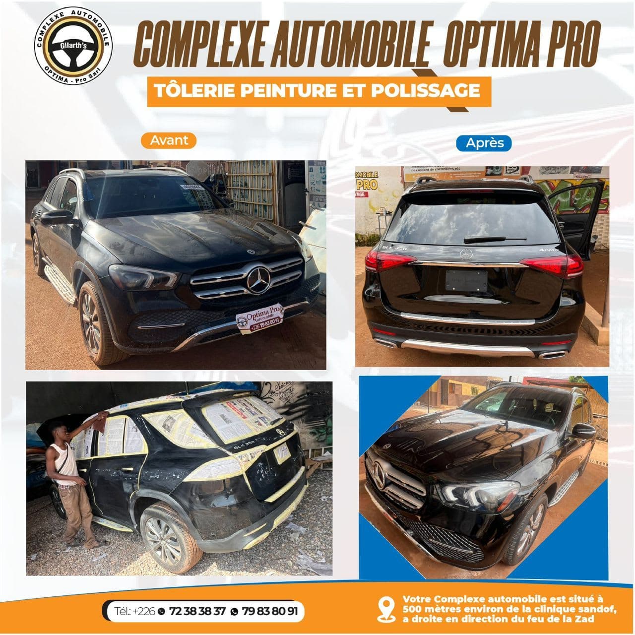 Travaux de Complexe automobile OptimaPro