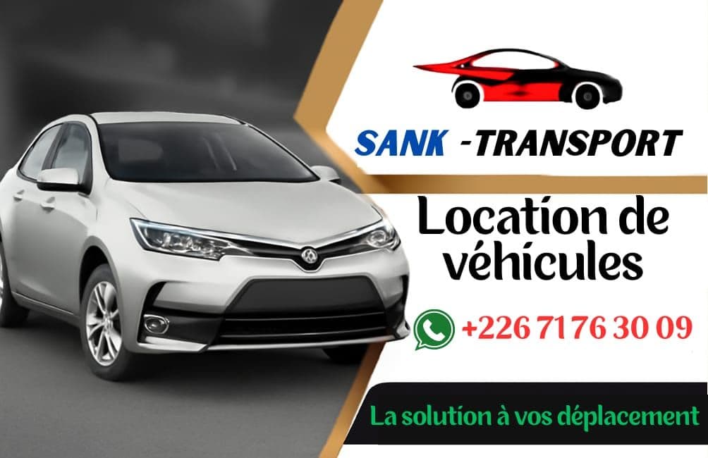 Réalisation SankTransport - Service de location de véhicules - Ouagadougou - Burkina Faso
